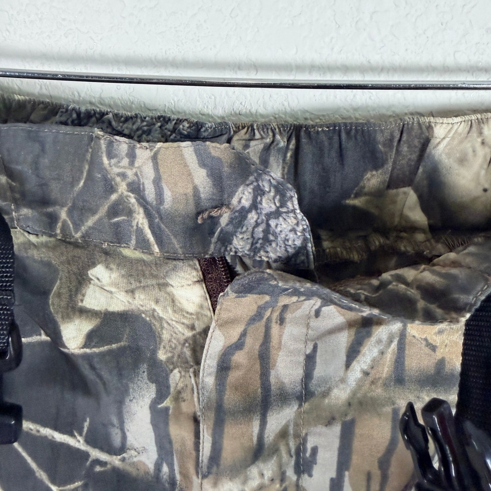 Remington Cargo Shorts Mens XL Brown Mossy Oak Break Up Camo Nylon Belted read - Picture 4 of 5
